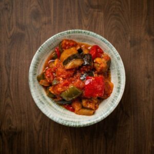 BRAISED EGGPLANT WITH TOMATO CONFIT