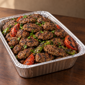 Kofte (Turkish Meatballs) Tray