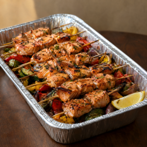 Salmon Skewer Tray