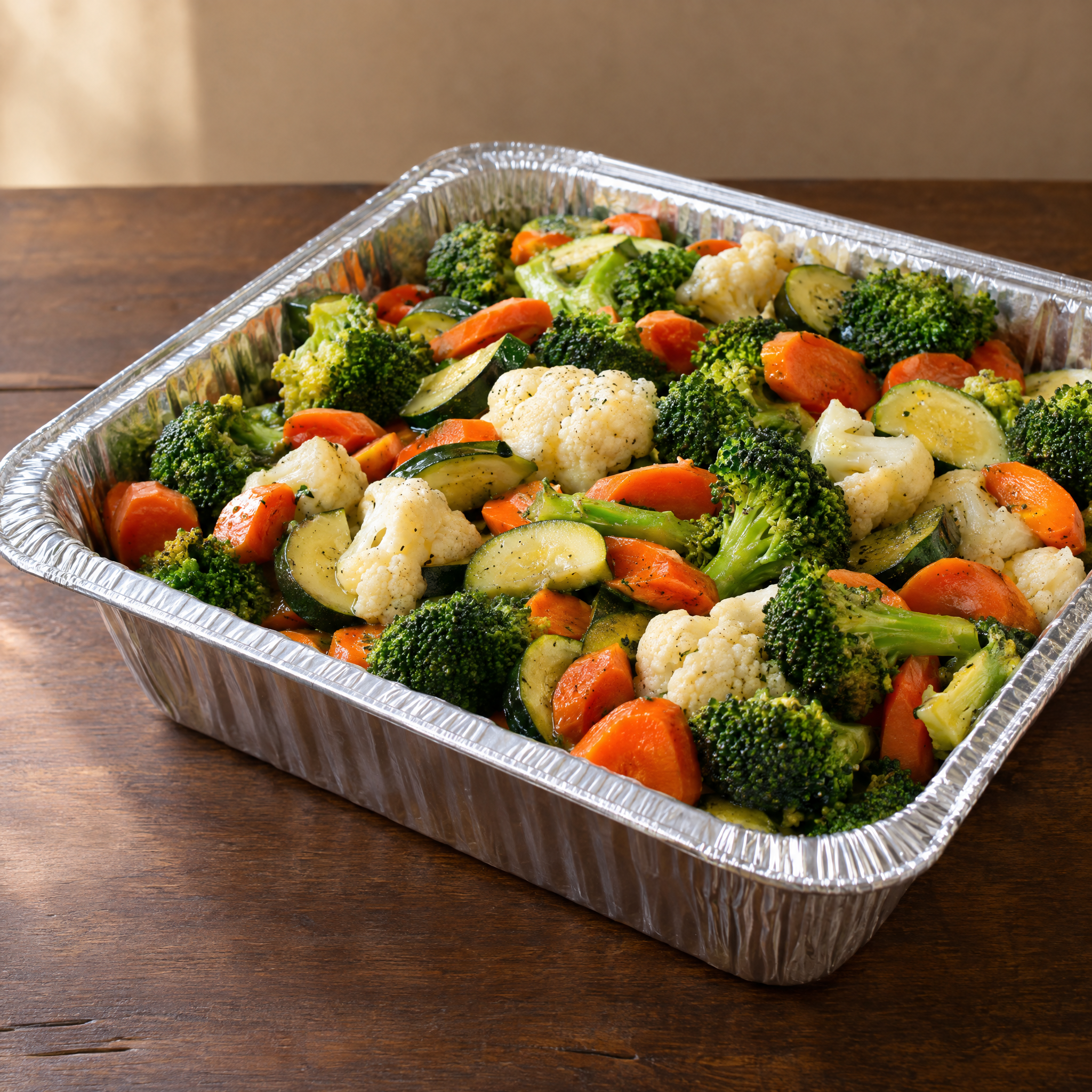 Steamed Vegetables Tray